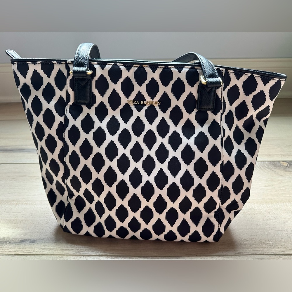 Vera Bradley Small Ella Tote Ikat Spots